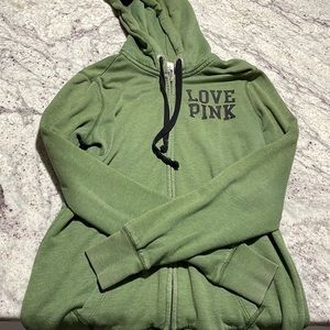 Victoria’s Secret pink hooded zipper sweatshirt